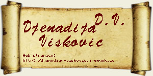 Đenadija Višković vizit kartica
